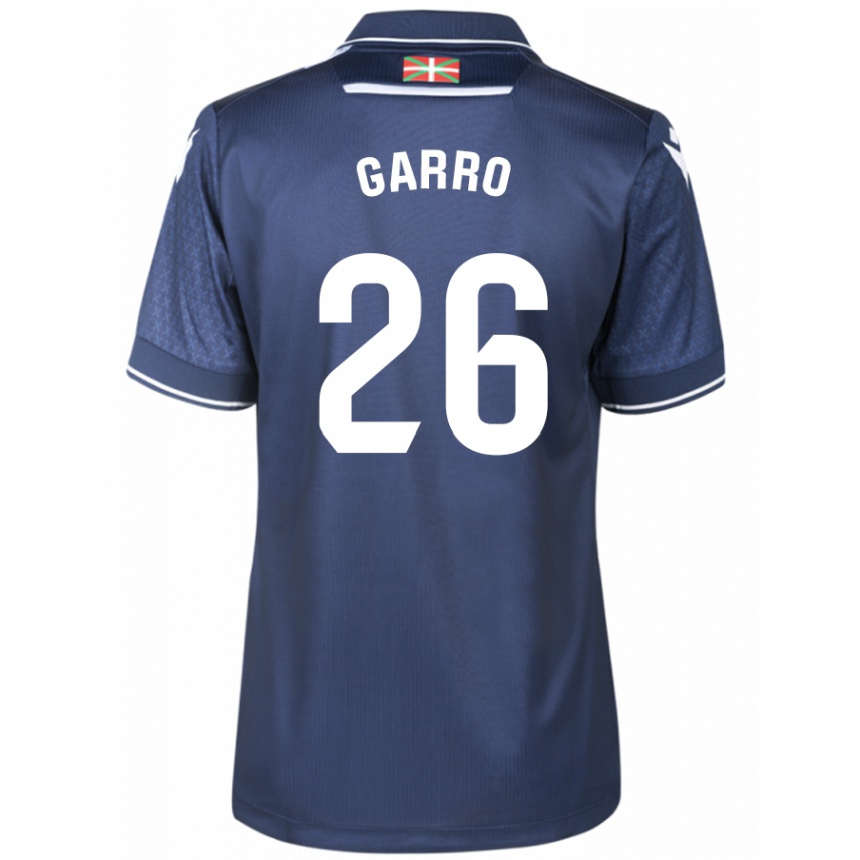 Niño Fútbol Camiseta Jon Garro #26 Armada 2ª Equipación 2023/24 Perú