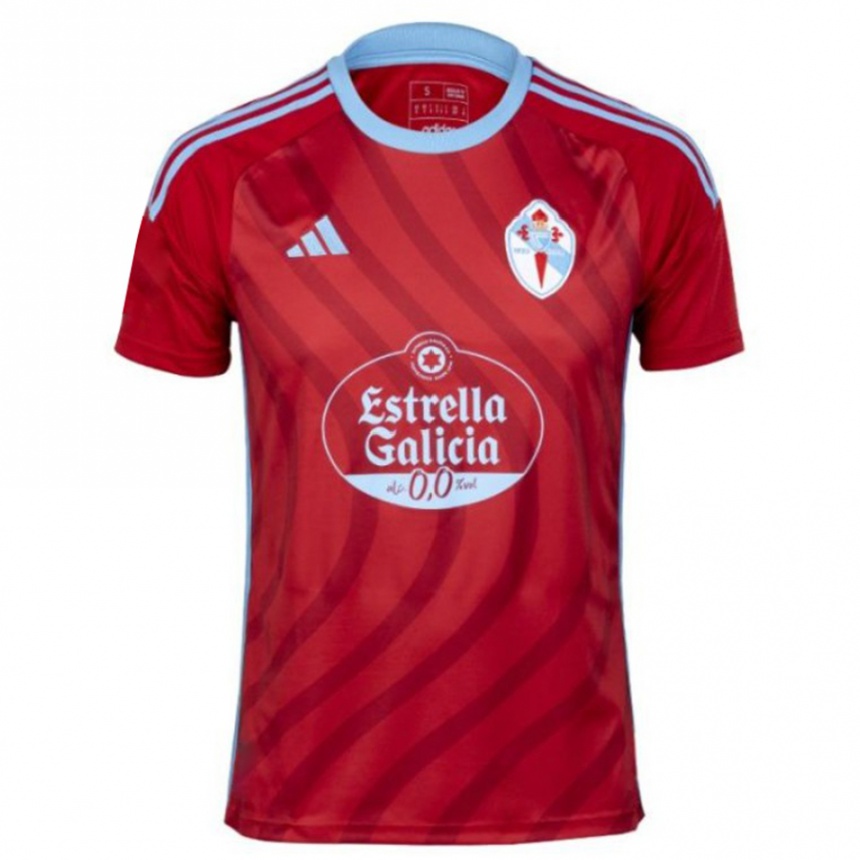 Niño Fútbol Camiseta Pablo Martín #0 Rojo 2ª Equipación 2023/24 Perú