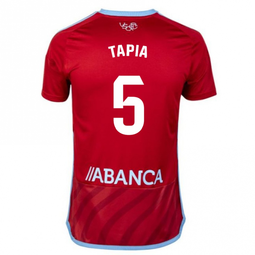 Niño Fútbol Camiseta Renato Tapia #5 Rojo 2ª Equipación 2023/24 Perú