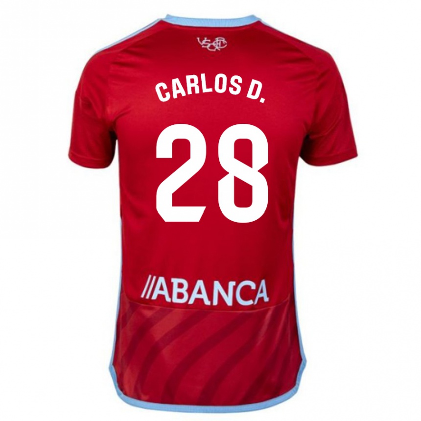 Niño Fútbol Camiseta Carlos Domínguez #28 Rojo 2ª Equipación 2023/24 Perú