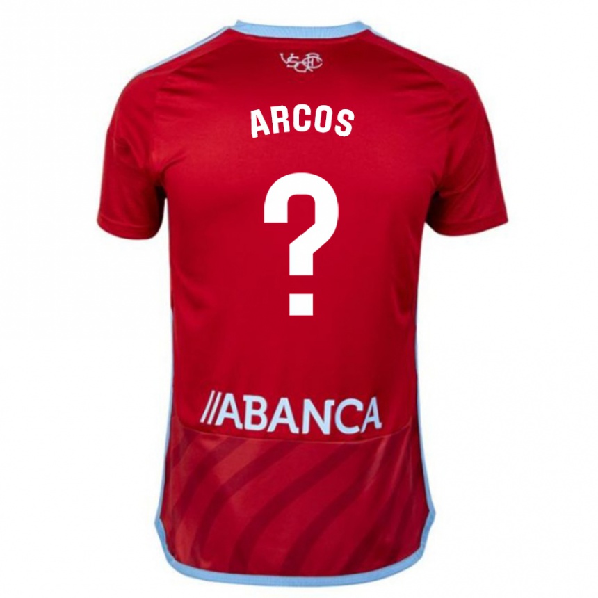 Niño Fútbol Camiseta Ángel Arcos #0 Rojo 2ª Equipación 2023/24 Perú