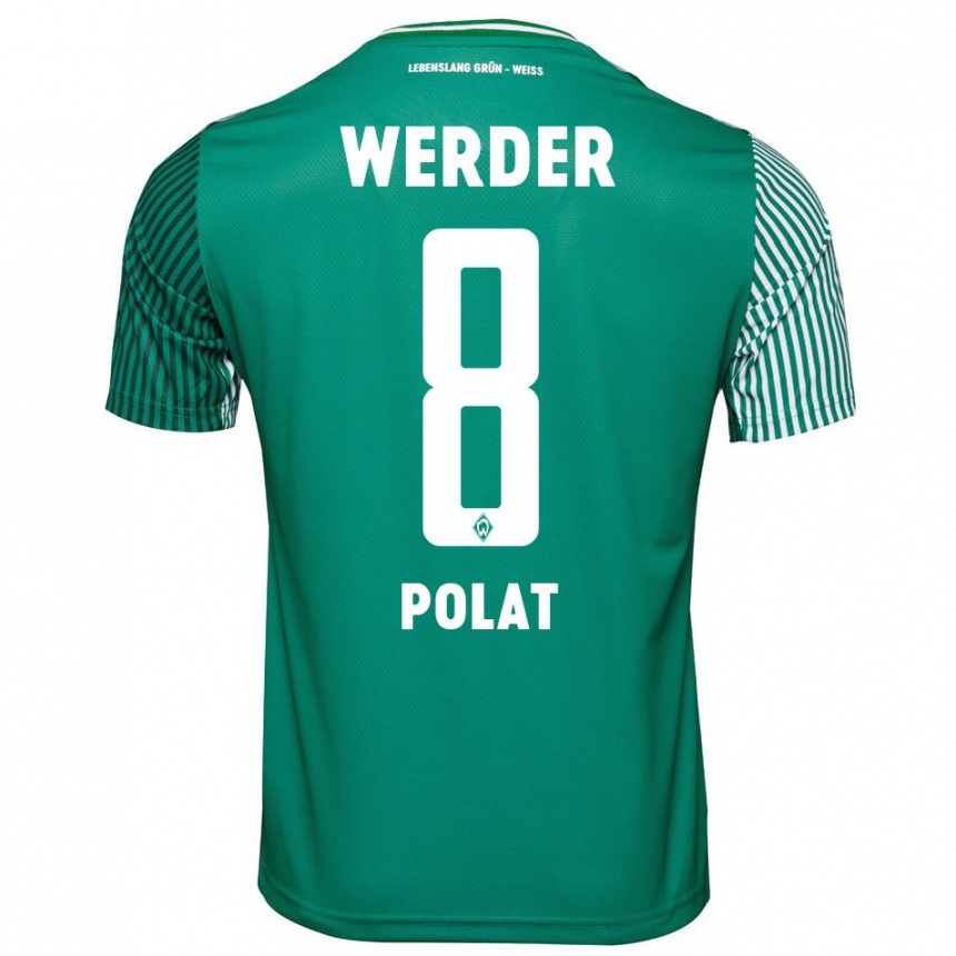 Hombre Fútbol Camiseta Mikail Polat #8 Verde 1ª Equipación 2023/24 Perú