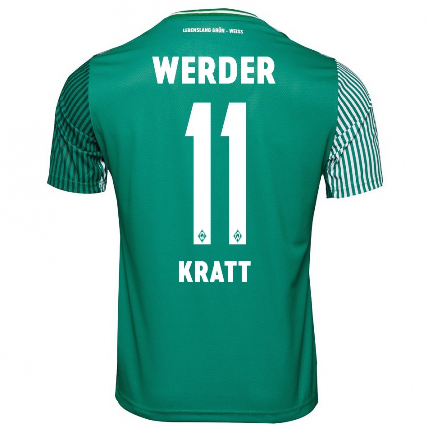 Hombre Fútbol Camiseta Ronan Kratt #11 Verde 1ª Equipación 2023/24 Perú