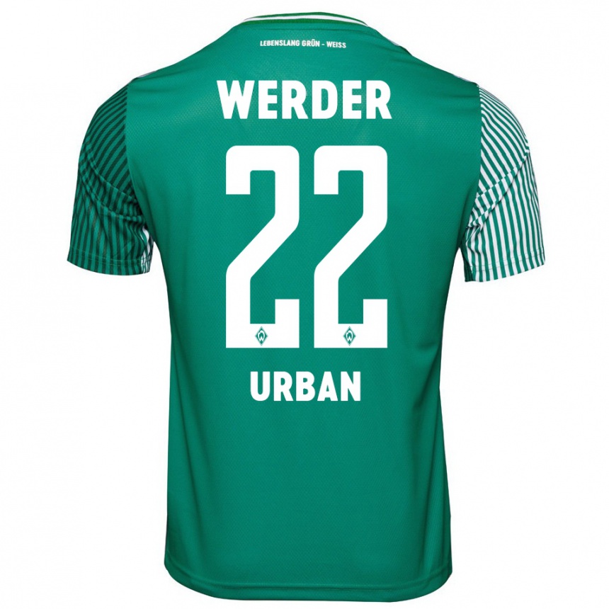 Hombre Fútbol Camiseta Linus Urban #22 Verde 1ª Equipación 2023/24 Perú