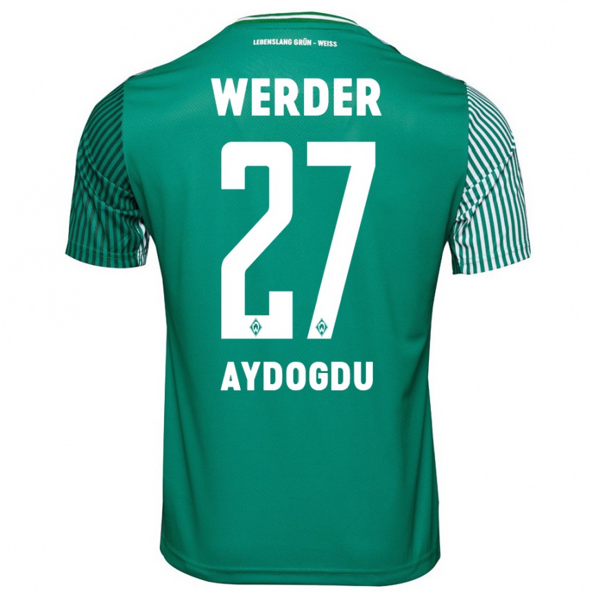 Hombre Fútbol Camiseta Onur Aydogdu #27 Verde 1ª Equipación 2023/24 Perú