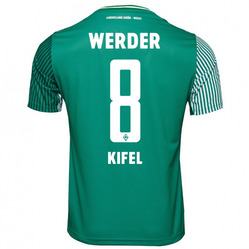 Hombre Fútbol Camiseta Denis Kifel #8 Verde 1ª Equipación 2023/24 Perú