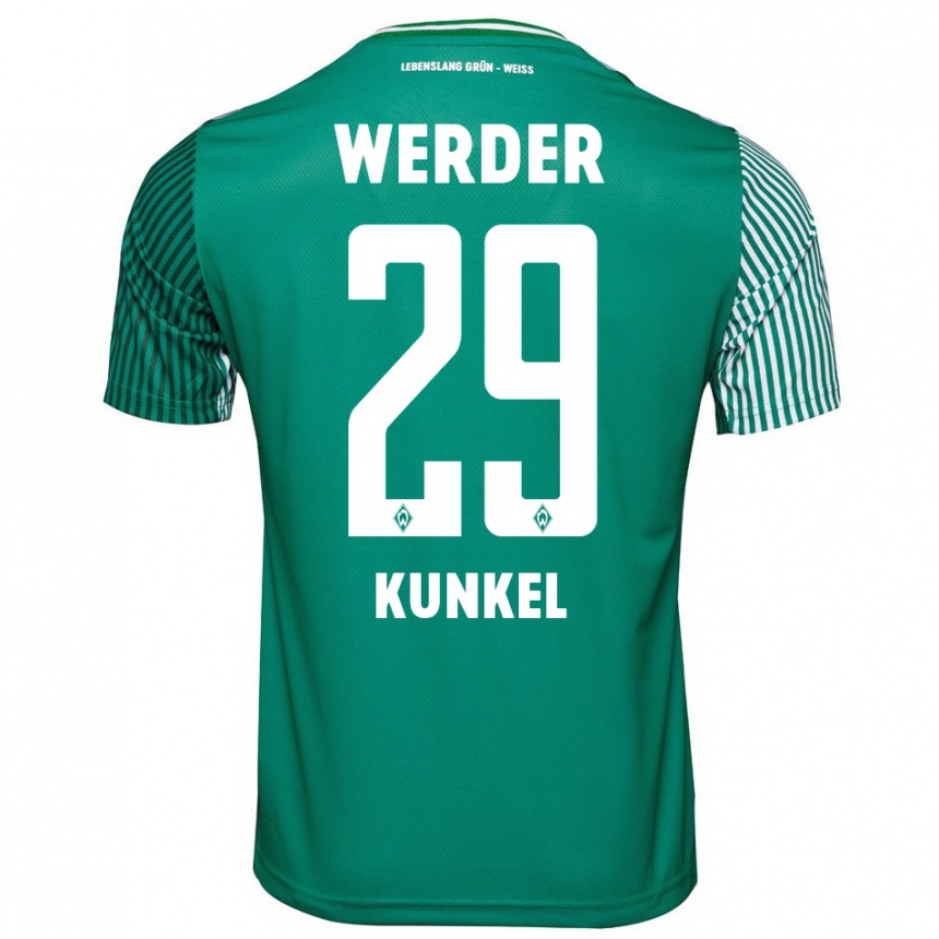 Hombre Fútbol Camiseta Melina Kunkel #29 Verde 1ª Equipación 2023/24 Perú