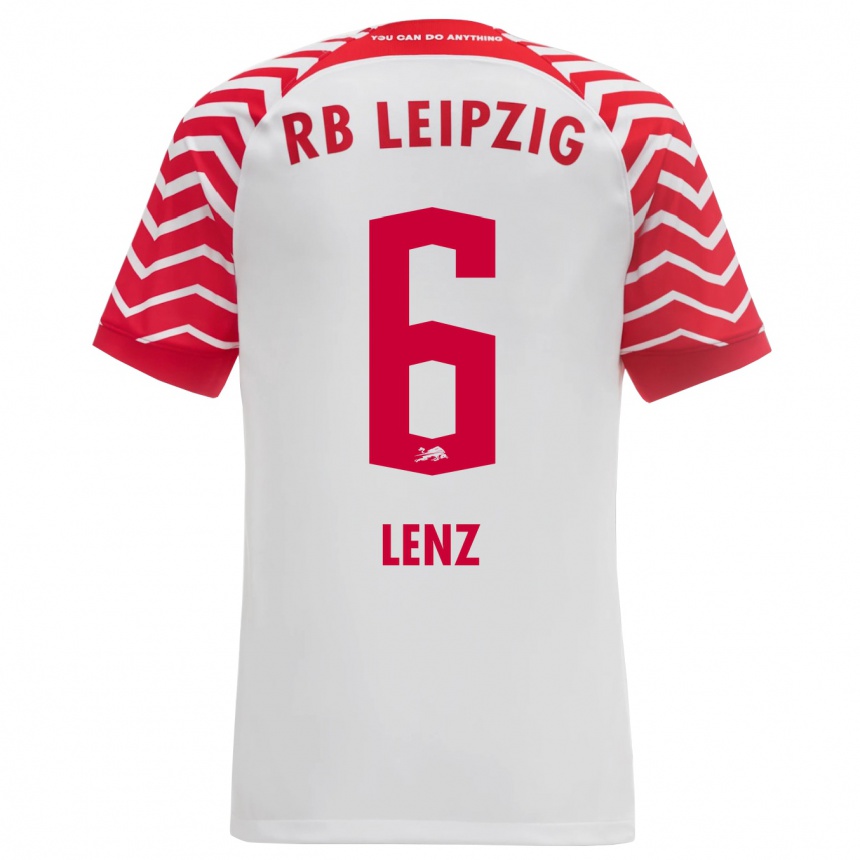 Hombre Fútbol Camiseta Elias Lenz #6 Blanco 1ª Equipación 2023/24 Perú