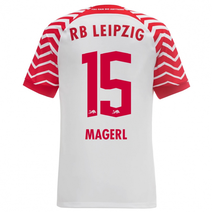 Hombre Fútbol Camiseta Julia Magerl #15 Blanco 1ª Equipación 2023/24 Perú