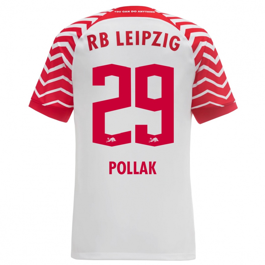 Hombre Fútbol Camiseta Julia Pollak #29 Blanco 1ª Equipación 2023/24 Perú