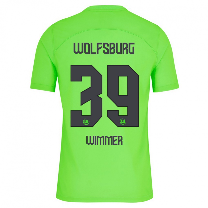 Hombre Fútbol Camiseta Patrick Wimmer #39 Verde 1ª Equipación 2023/24 Perú