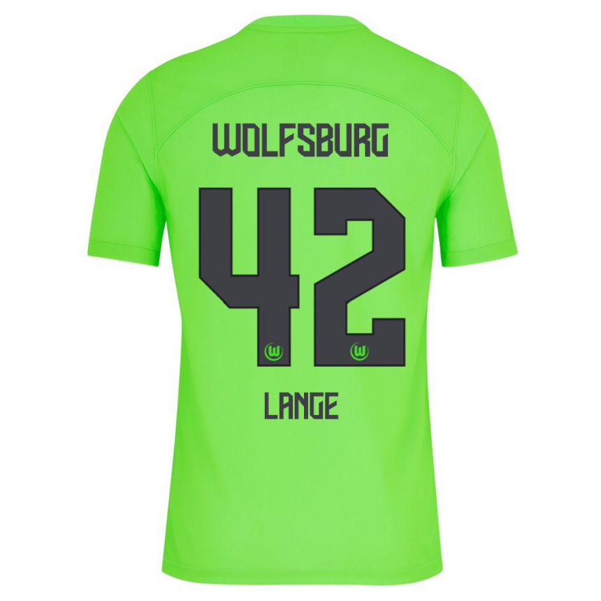 Hombre Fútbol Camiseta Felix Lange #42 Verde 1ª Equipación 2023/24 Perú