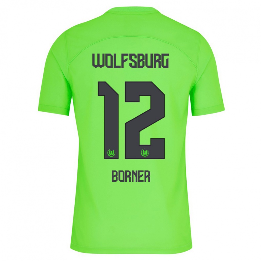 Hombre Fútbol Camiseta Benedikt Börner #12 Verde 1ª Equipación 2023/24 Perú