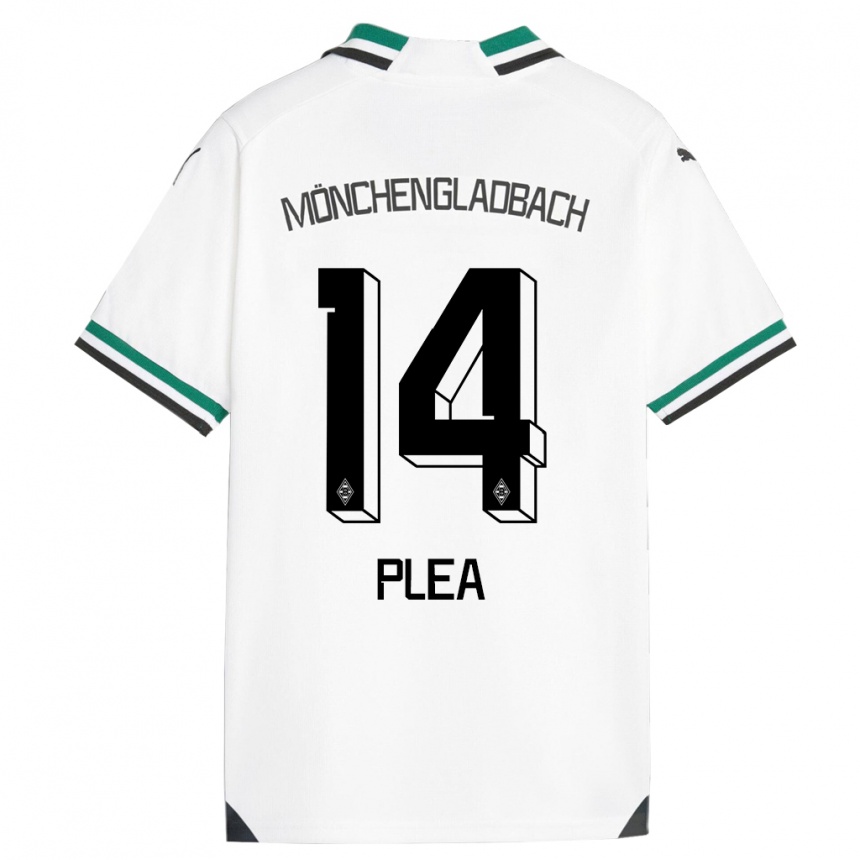 Hombre Fútbol Camiseta Alassane Plea #14 Blanco Verde 1ª Equipación 2023/24 Perú