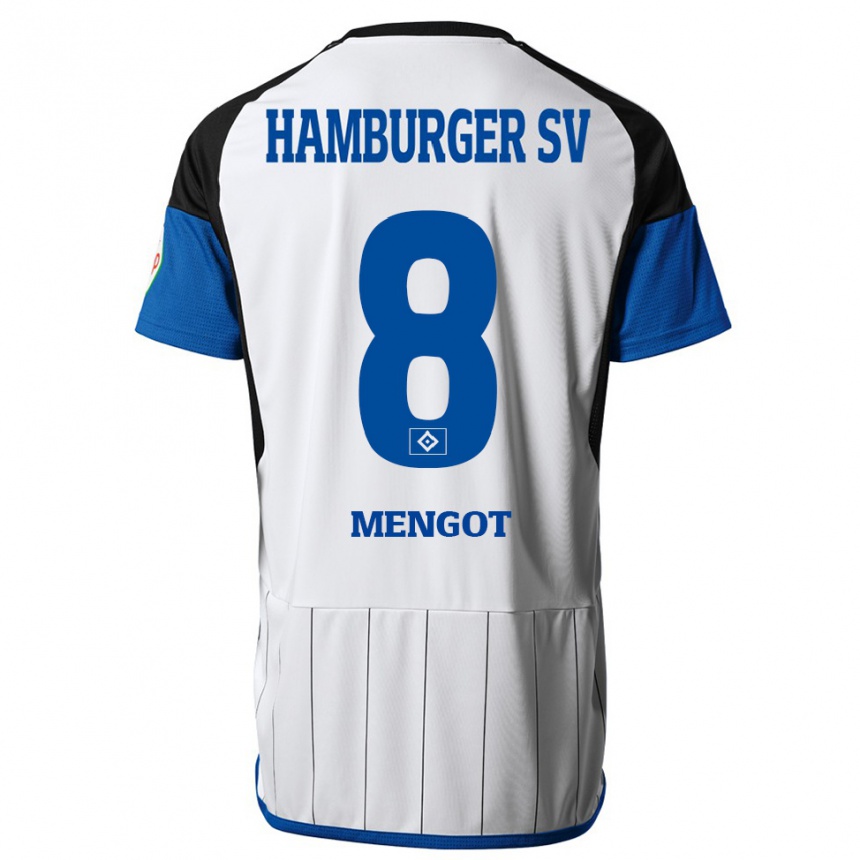 Hombre Fútbol Camiseta Ayukayoh Mengot #8 Blanco 1ª Equipación 2023/24 Perú