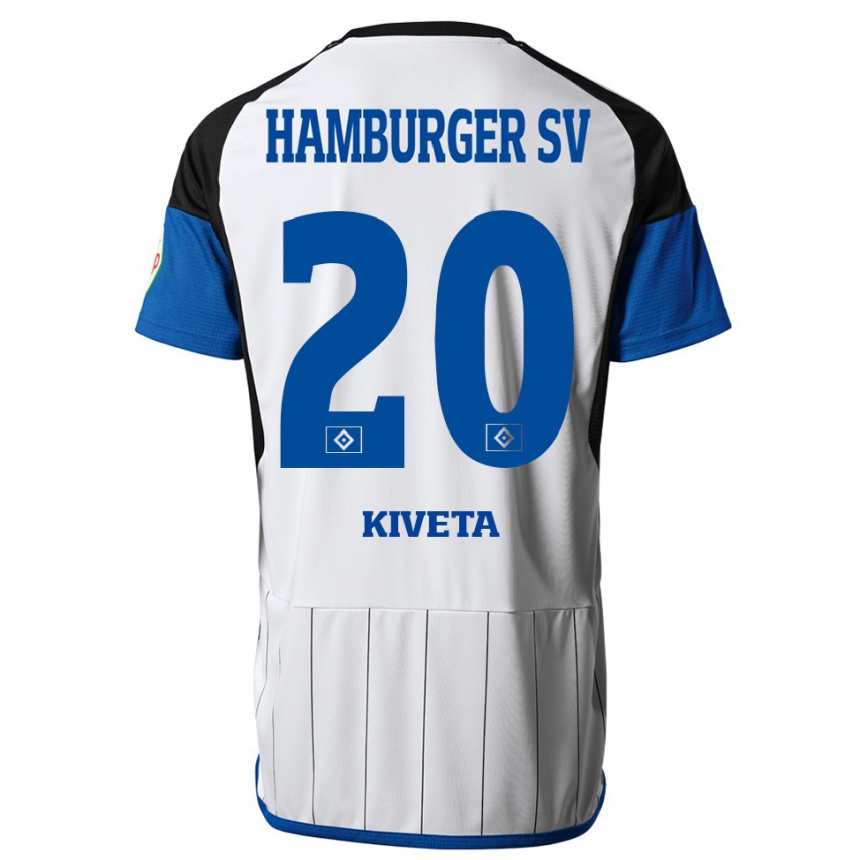 Hombre Fútbol Camiseta Glory Kiveta #20 Blanco 1ª Equipación 2023/24 Perú