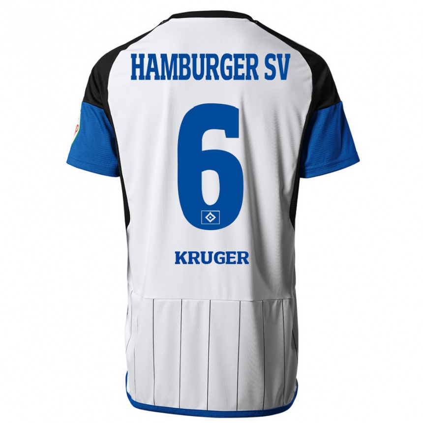 Hombre Fútbol Camiseta Artur Krüger #6 Blanco 1ª Equipación 2023/24 Perú