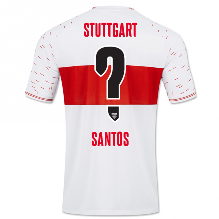 Hombre Fútbol Camiseta Tom Santos #0 Blanco 1ª Equipación 2023/24 Perú