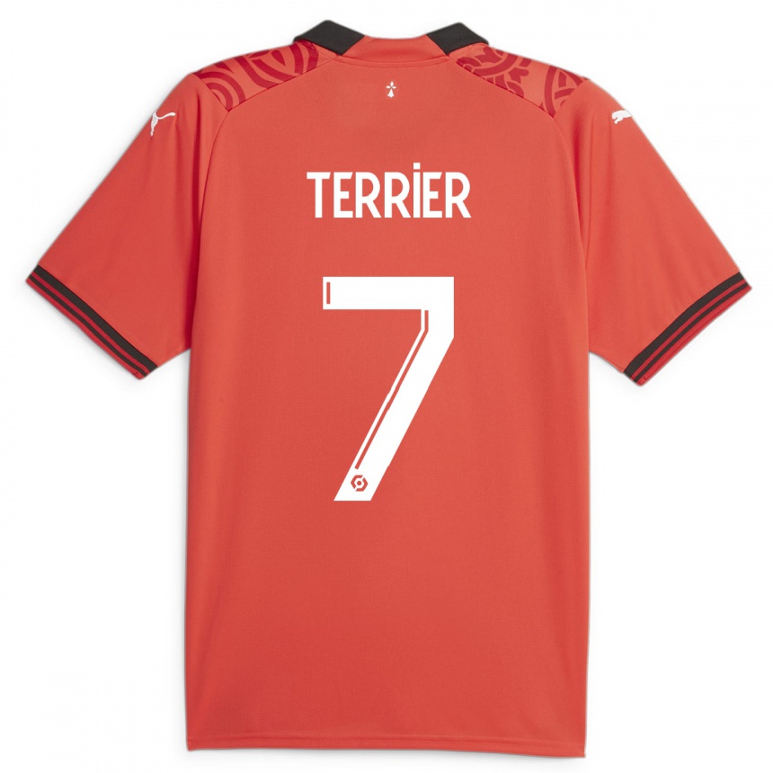 Hombre Fútbol Camiseta Martin Terrier #7 Rojo 1ª Equipación 2023/24 Perú