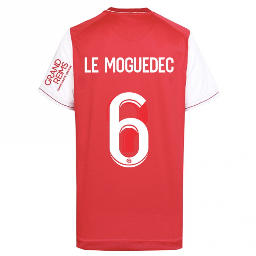 Hombre Fútbol Camiseta Anaële Le Moguédec #6 Rojo 1ª Equipación 2023/24 Perú