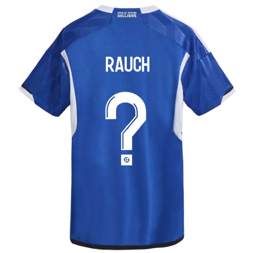 Hombre Fútbol Camiseta Hugo Rauch #0 Azul 1ª Equipación 2023/24 Perú