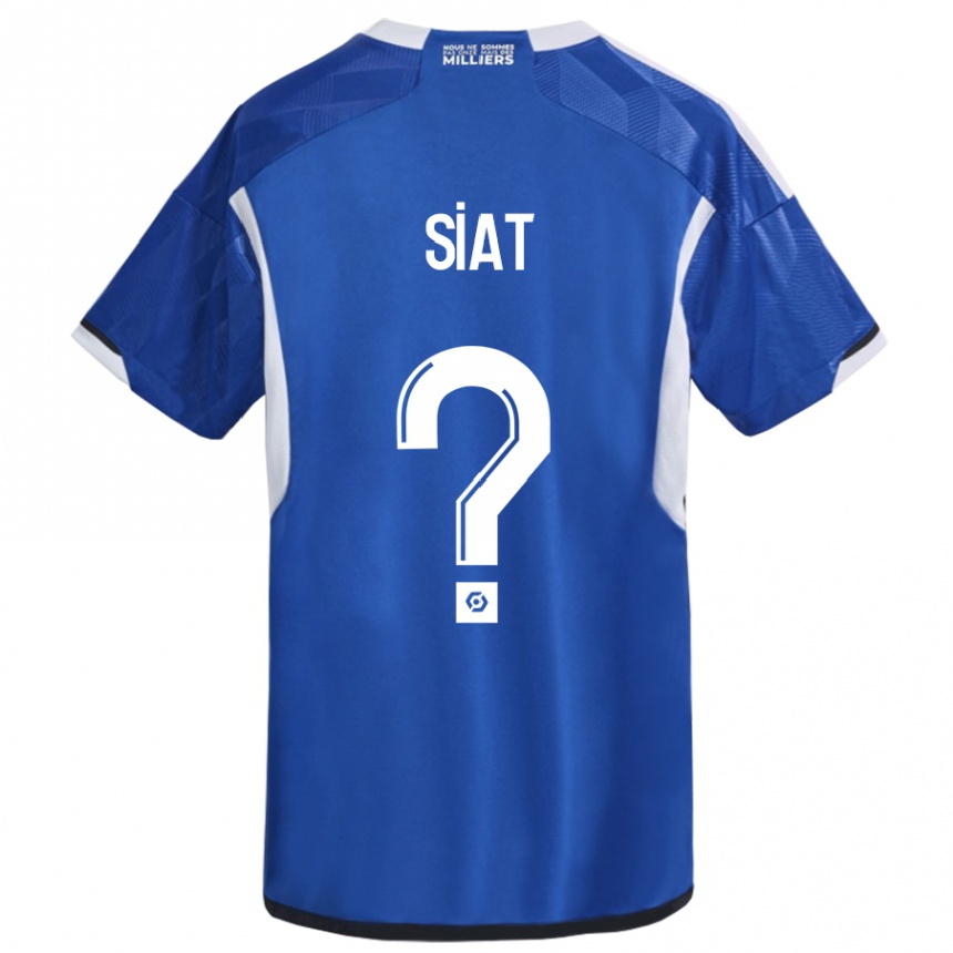 Hombre Fútbol Camiseta Victor Siat #0 Azul 1ª Equipación 2023/24 Perú