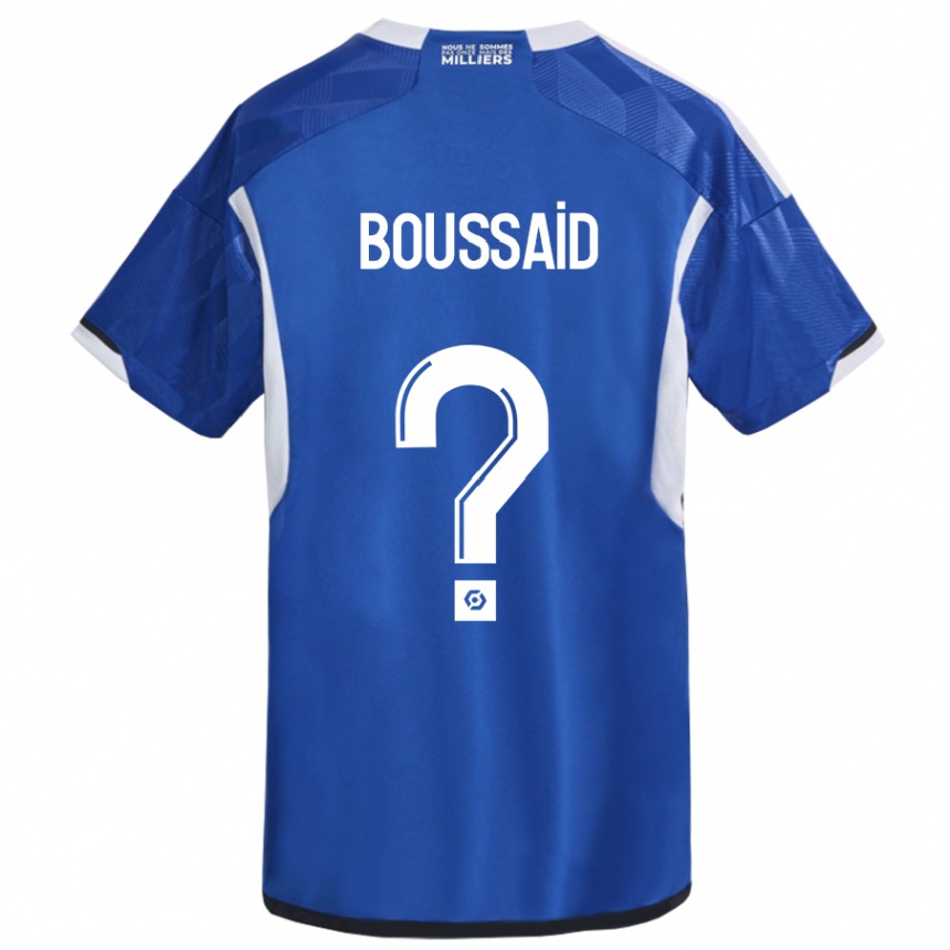 Hombre Fútbol Camiseta Willsem Boussaid #0 Azul 1ª Equipación 2023/24 Perú