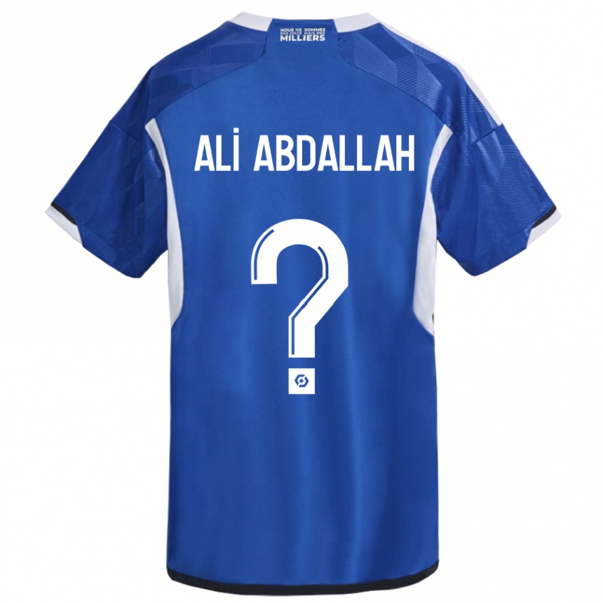 Hombre Fútbol Camiseta Aboubacar Ali Abdallah #0 Azul 1ª Equipación 2023/24 Perú