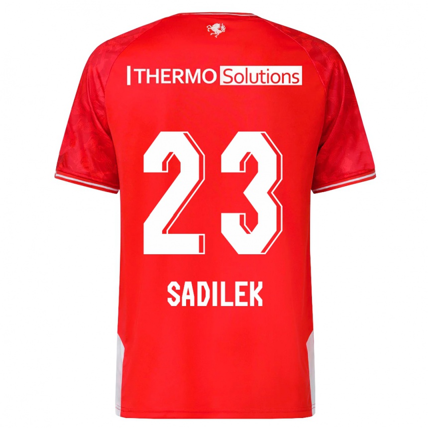 Hombre Fútbol Camiseta Michal Sadilek #23 Rojo 1ª Equipación 2023/24 Perú