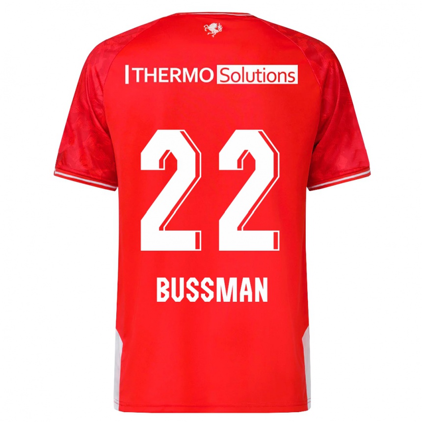 Hombre Fútbol Camiseta Fiene Bussman #22 Rojo 1ª Equipación 2023/24 Perú