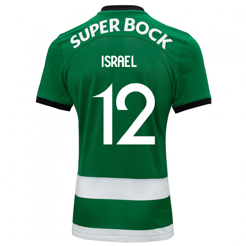 Hombre Fútbol Camiseta Franco Israel #12 Verde 1ª Equipación 2023/24 Perú