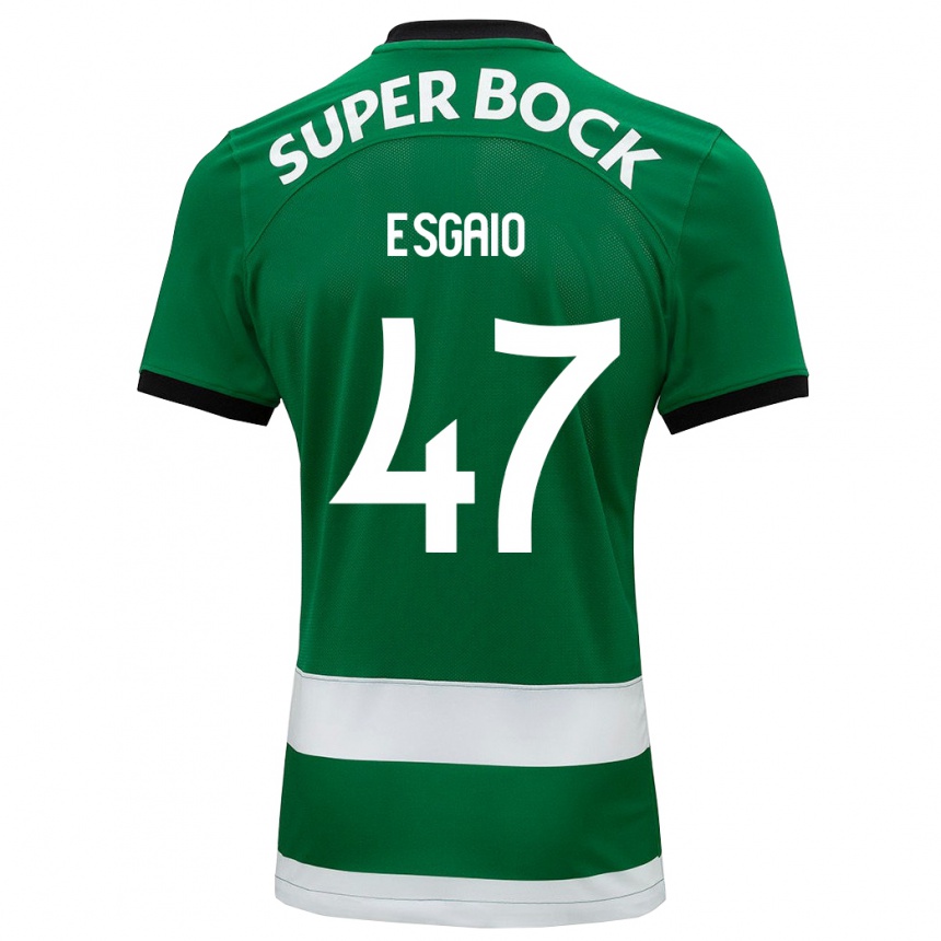 Hombre Fútbol Camiseta Ricardo Esgaio #47 Verde 1ª Equipación 2023/24 Perú