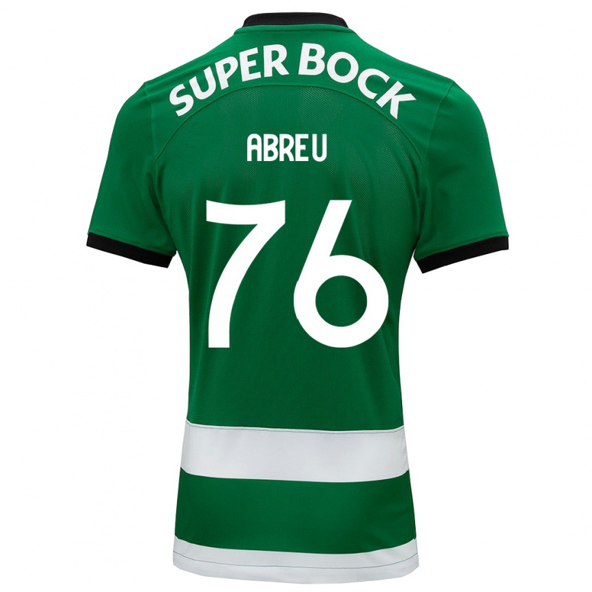 Hombre Fútbol Camiseta Diogo Abreu #76 Verde 1ª Equipación 2023/24 Perú