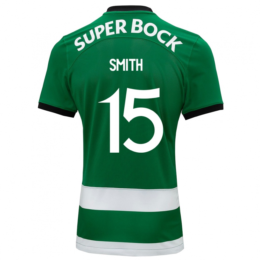 Hombre Fútbol Camiseta Olivia Smith #15 Verde 1ª Equipación 2023/24 Perú