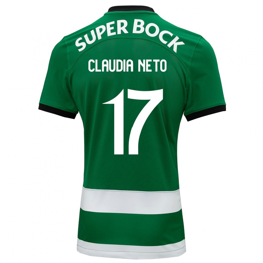 Hombre Fútbol Camiseta Cláudia Teresa Pires Neto #17 Verde 1ª Equipación 2023/24 Perú