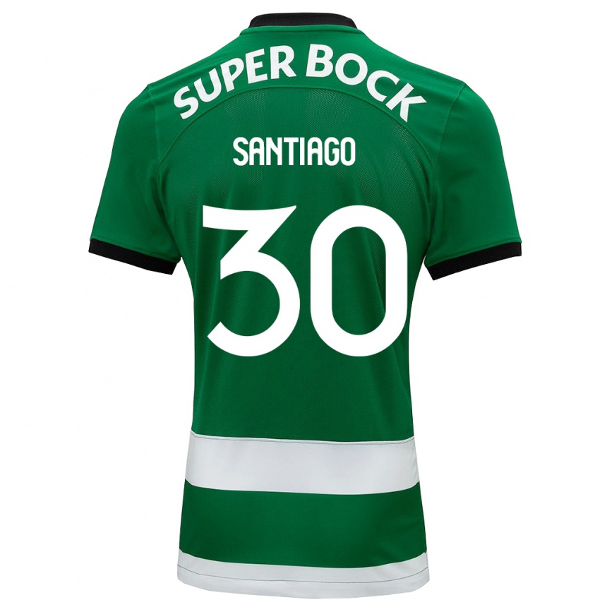 Hombre Fútbol Camiseta Carolina Santiago #30 Verde 1ª Equipación 2023/24 Perú