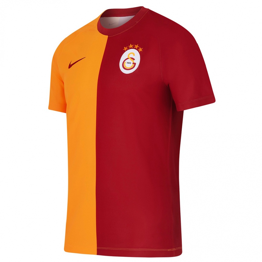 Hombre Fútbol Camiseta Rabia Nur Küçük #3 Naranja 1ª Equipación 2023/24 Perú