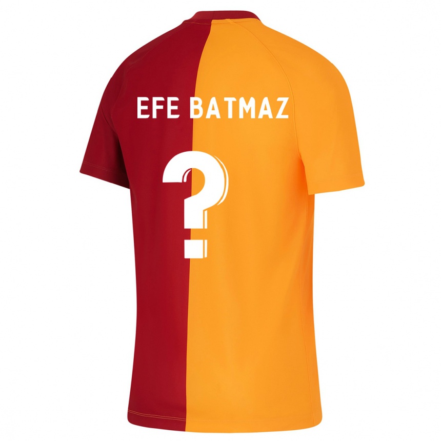 Hombre Fútbol Camiseta Mert Efe Batmaz #0 Naranja 1ª Equipación 2023/24 Perú