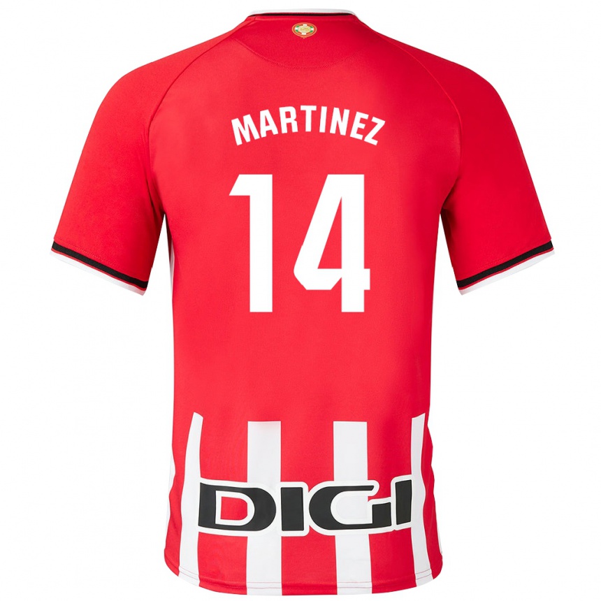 Hombre Fútbol Camiseta Pablo Martínez #14 Rojo 1ª Equipación 2023/24 Perú