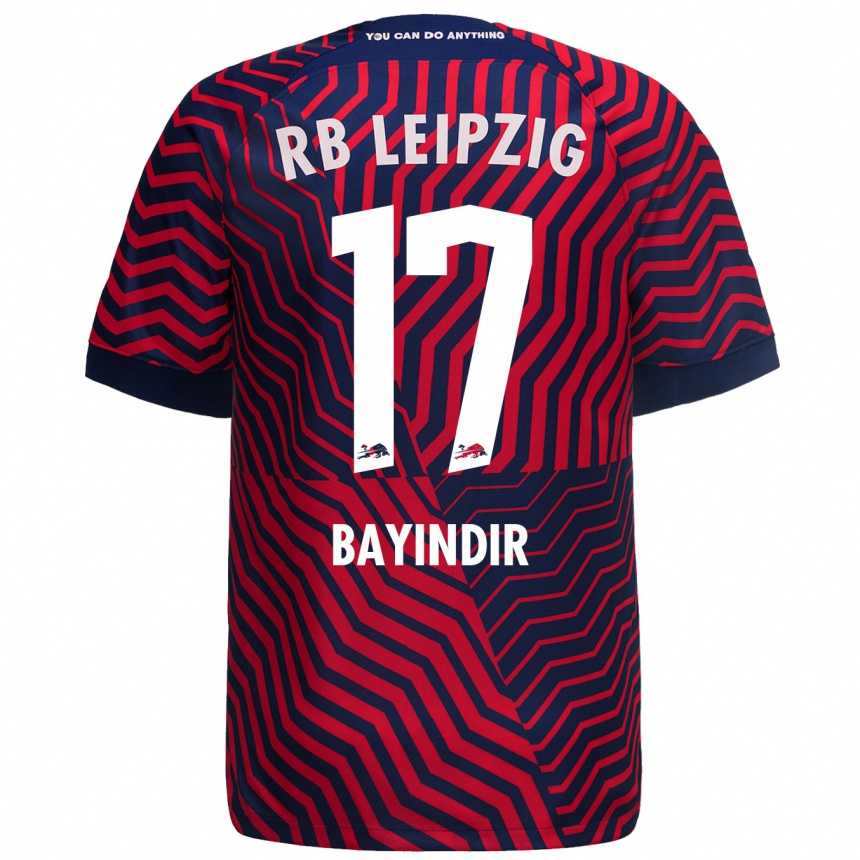 Hombre Fútbol Camiseta Aris Bayindir #17 Azul Rojo 2ª Equipación 2023/24 Perú