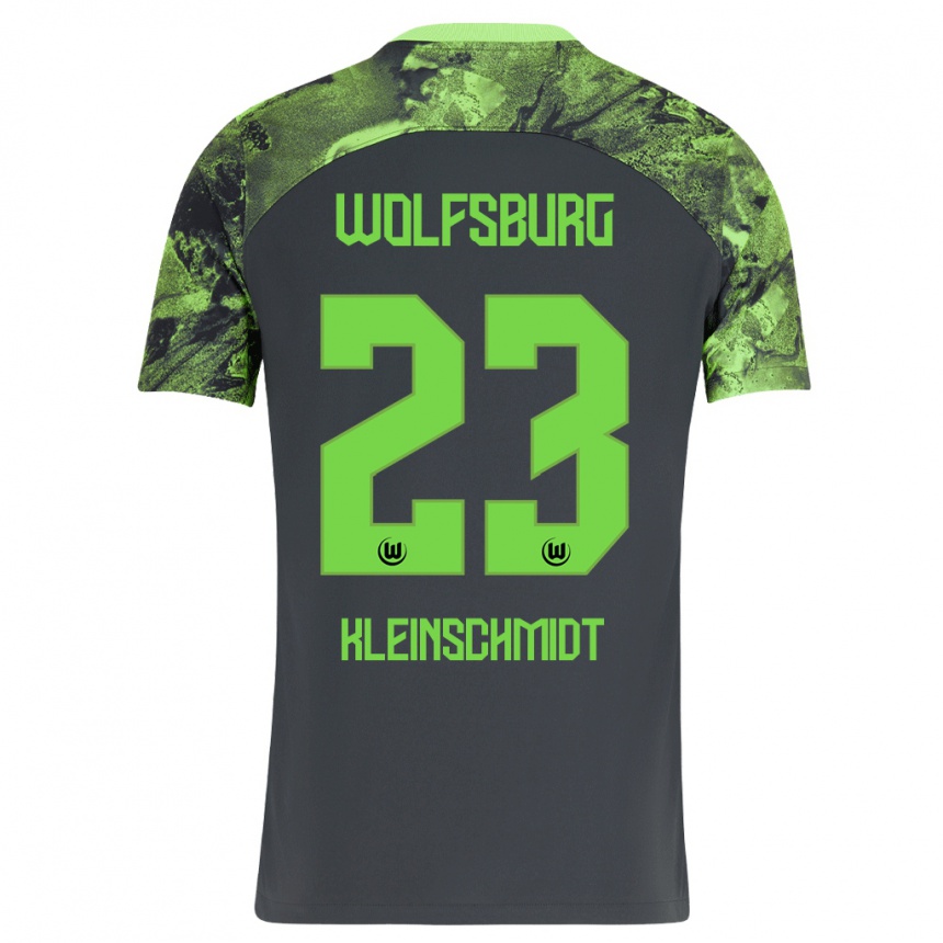 Hombre Fútbol Camiseta Max Kleinschmidt #23 Gris Oscuro 2ª Equipación 2023/24 Perú