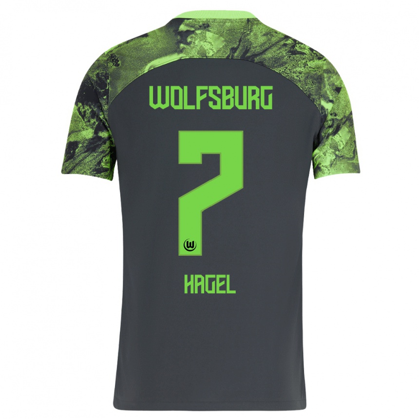 Hombre Fútbol Camiseta Chantal Hagel #7 Gris Oscuro 2ª Equipación 2023/24 Perú