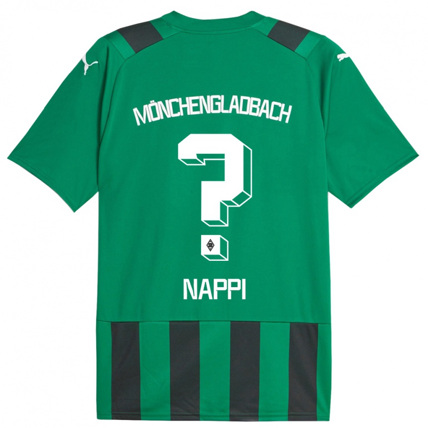 Hombre Fútbol Camiseta Johann Deumi Nappi #0 Verde Negro 2ª Equipación 2023/24 Perú