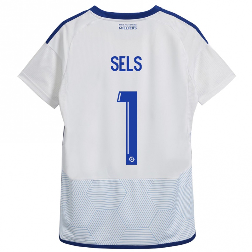 Hombre Fútbol Camiseta Matz Sels #1 Blanco 2ª Equipación 2023/24 Perú