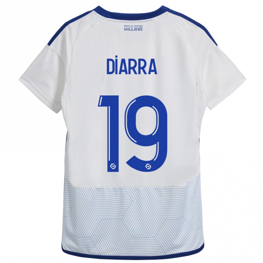 Hombre Fútbol Camiseta Habib Diarra #19 Blanco 2ª Equipación 2023/24 Perú