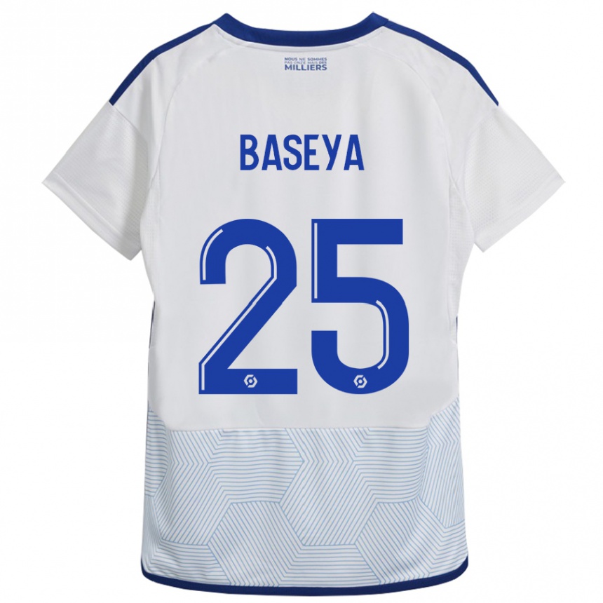 Hombre Fútbol Camiseta Steven Baseya #25 Blanco 2ª Equipación 2023/24 Perú