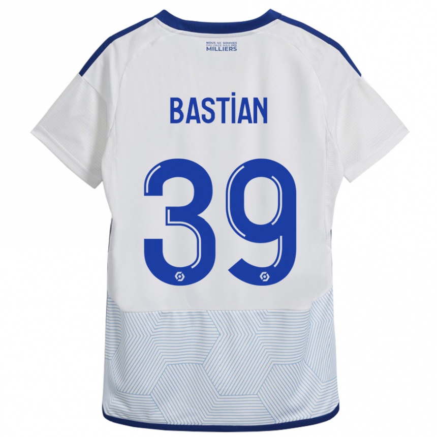 Hombre Fútbol Camiseta Maxime Bastian #39 Blanco 2ª Equipación 2023/24 Perú