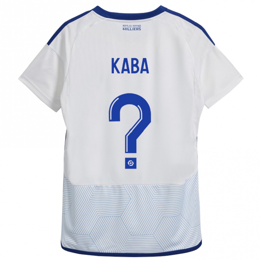 Hombre Fútbol Camiseta Kanfory Kaba #0 Blanco 2ª Equipación 2023/24 Perú