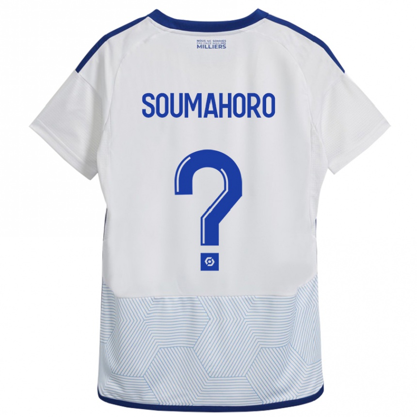 Hombre Fútbol Camiseta Mohamed Soumahoro #0 Blanco 2ª Equipación 2023/24 Perú