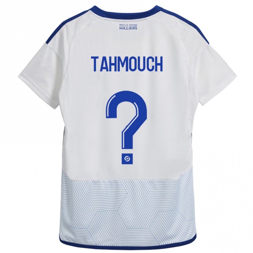 Hombre Fútbol Camiseta Mathieu Tahmouch #0 Blanco 2ª Equipación 2023/24 Perú